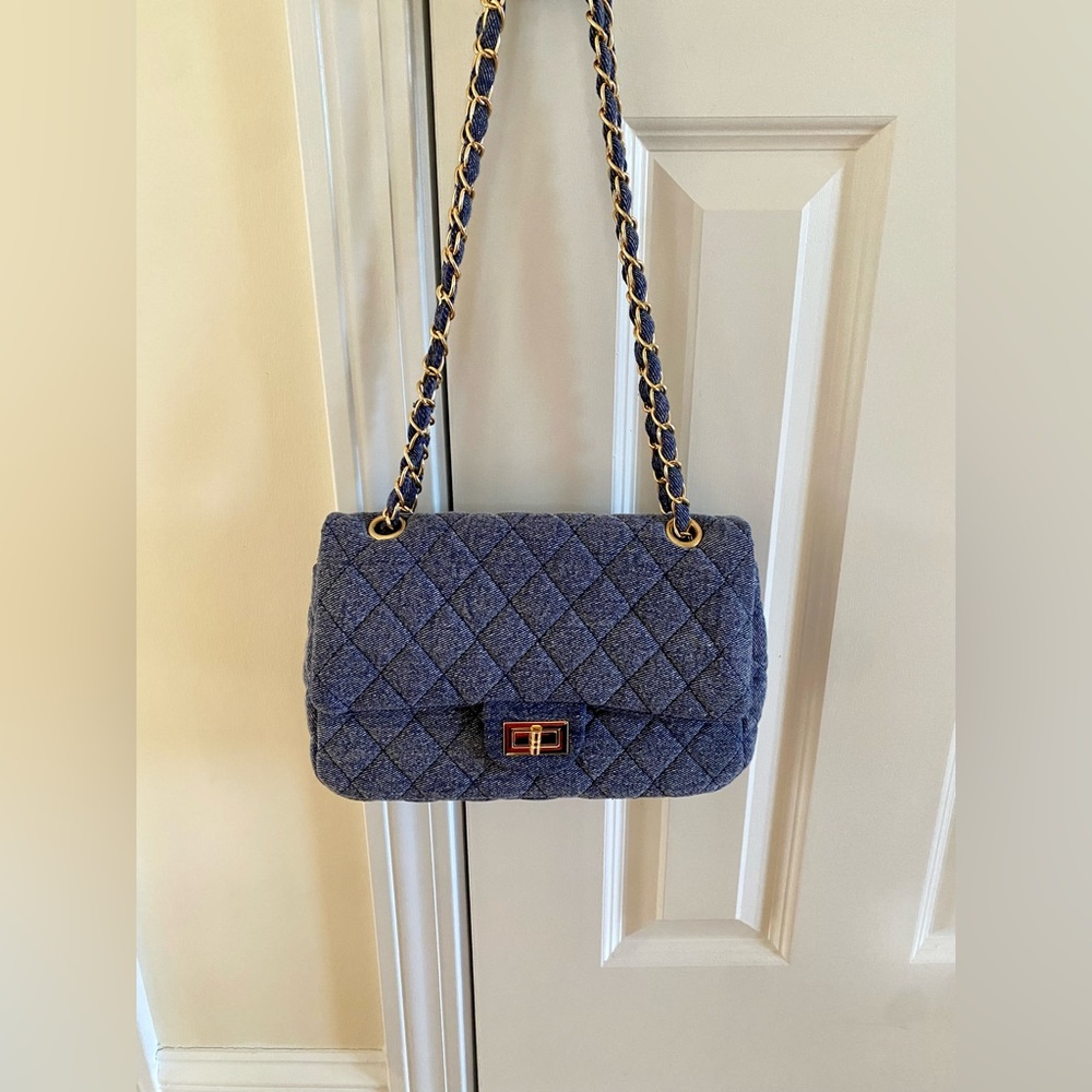 Quilted Denim Bag